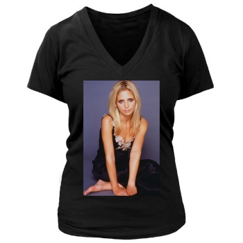 Buffy the Vampire Slayer Women's Deep V-Neck TShirt