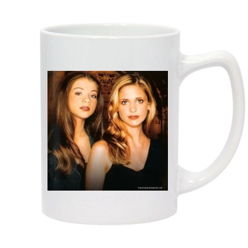 Buffy the Vampire Slayer 14oz White Statesman Mug