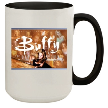 Buffy the Vampire Slayer 15oz Colored Inner & Handle Mug