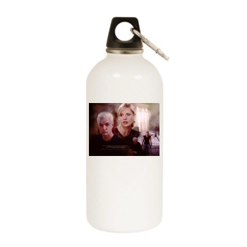 Buffy the Vampire Slayer White Water Bottle With Carabiner