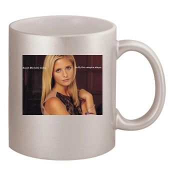 Buffy the Vampire Slayer 11oz Metallic Silver Mug