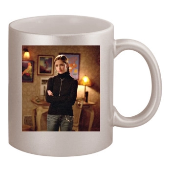 Buffy the Vampire Slayer 11oz Metallic Silver Mug