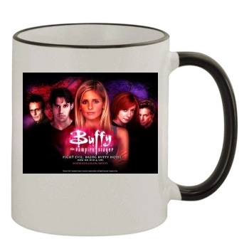 Buffy the Vampire Slayer 11oz Colored Rim & Handle Mug