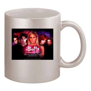 Buffy the Vampire Slayer 11oz Metallic Silver Mug