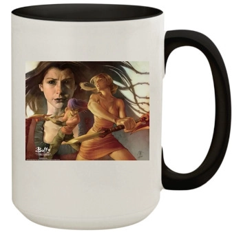 Buffy the Vampire Slayer 15oz Colored Inner & Handle Mug