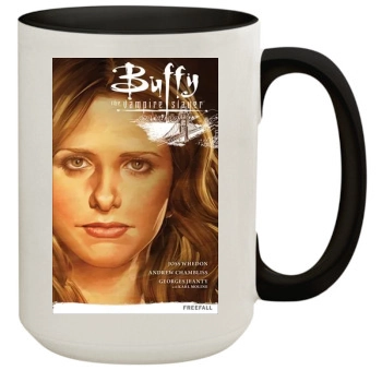 Buffy the Vampire Slayer 15oz Colored Inner & Handle Mug