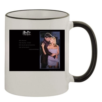 Buffy the Vampire Slayer 11oz Colored Rim & Handle Mug