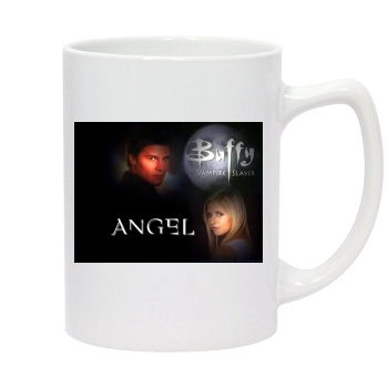 Buffy the Vampire Slayer 14oz White Statesman Mug