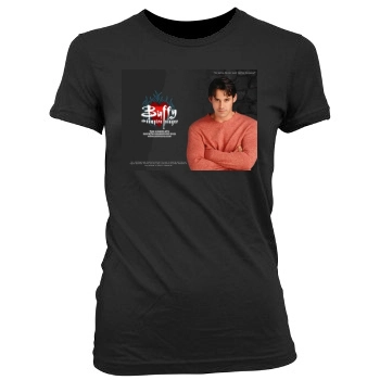 Buffy the Vampire Slayer Women's Junior Cut Crewneck T-Shirt