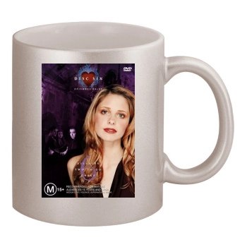 Buffy the Vampire Slayer 11oz Metallic Silver Mug