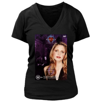 Buffy the Vampire Slayer Women's Deep V-Neck TShirt