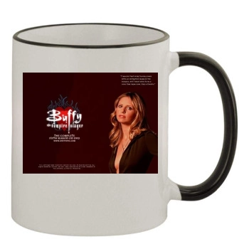 Buffy the Vampire Slayer 11oz Colored Rim & Handle Mug