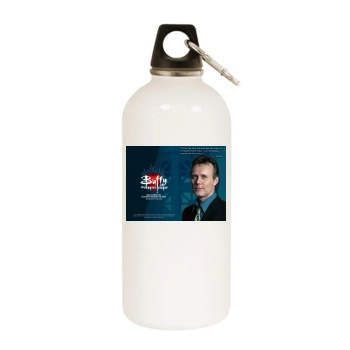 Buffy the Vampire Slayer White Water Bottle With Carabiner