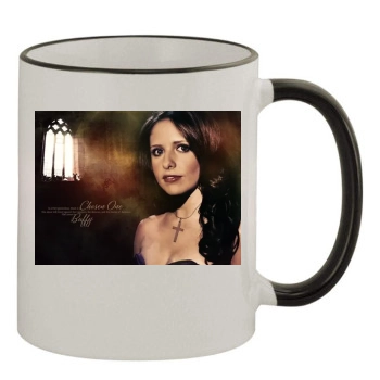 Buffy the Vampire Slayer 11oz Colored Rim & Handle Mug