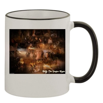 Buffy the Vampire Slayer 11oz Colored Rim & Handle Mug