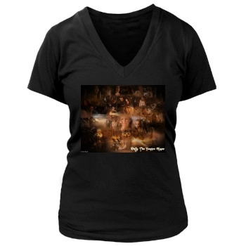 Buffy the Vampire Slayer Women's Deep V-Neck TShirt