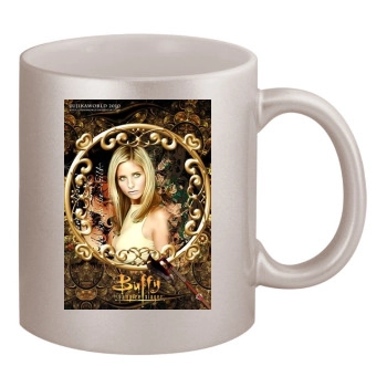 Buffy the Vampire Slayer 11oz Metallic Silver Mug