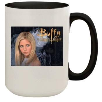 Buffy the Vampire Slayer 15oz Colored Inner & Handle Mug