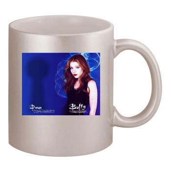 Buffy the Vampire Slayer 11oz Metallic Silver Mug