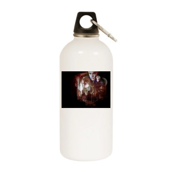 Buffy the Vampire Slayer White Water Bottle With Carabiner