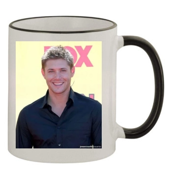 Jensen Ackles 11oz Colored Rim & Handle Mug