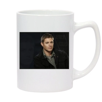 Jensen Ackles 14oz White Statesman Mug