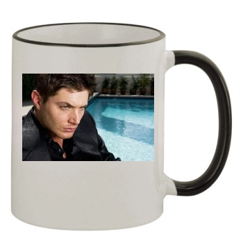 Jensen Ackles 11oz Colored Rim & Handle Mug