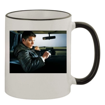 Jensen Ackles 11oz Colored Rim & Handle Mug