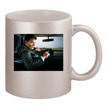 Jensen Ackles 11oz Metallic Silver Mug