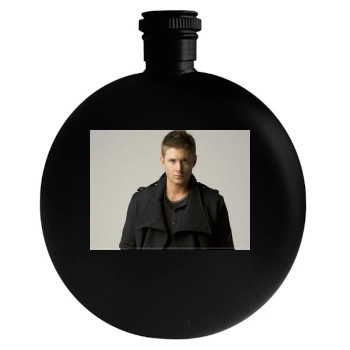 Jensen Ackles Round Flask
