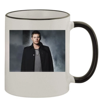 Jensen Ackles 11oz Colored Rim & Handle Mug