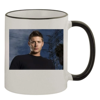 Jensen Ackles 11oz Colored Rim & Handle Mug