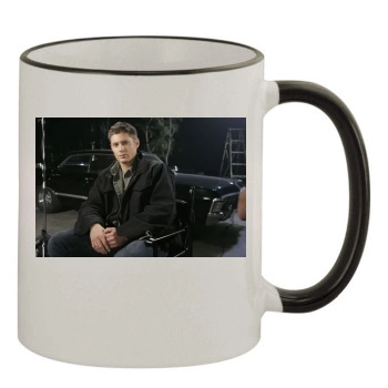 Jensen Ackles 11oz Colored Rim & Handle Mug