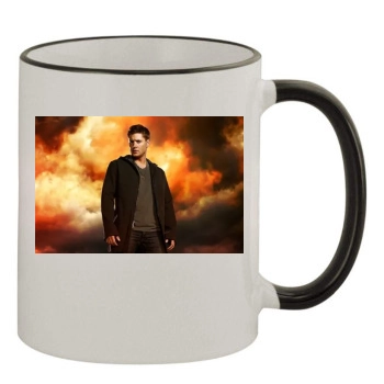 Jensen Ackles 11oz Colored Rim & Handle Mug