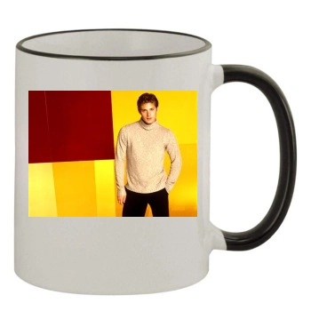 Jensen Ackles 11oz Colored Rim & Handle Mug