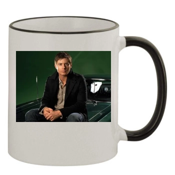 Jensen Ackles 11oz Colored Rim & Handle Mug