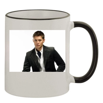 Jensen Ackles 11oz Colored Rim & Handle Mug