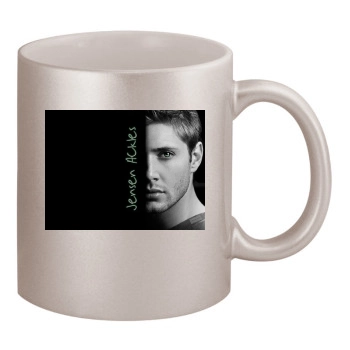 Jensen Ackles 11oz Metallic Silver Mug