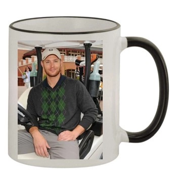 Jensen Ackles 11oz Colored Rim & Handle Mug