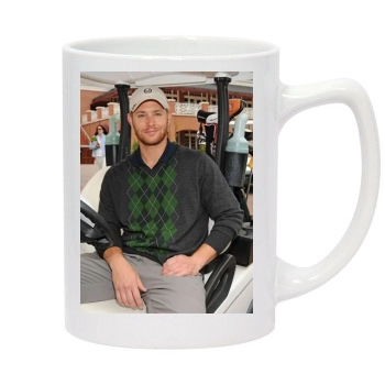 Jensen Ackles 14oz White Statesman Mug