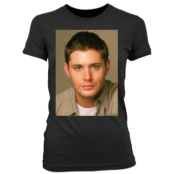 Jensen Ackles Women's Junior Cut Crewneck T-Shirt