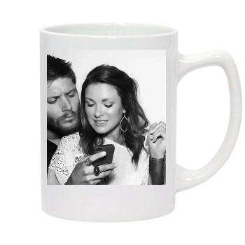 Jensen Ackles 14oz White Statesman Mug