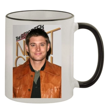 Jensen Ackles 11oz Colored Rim & Handle Mug