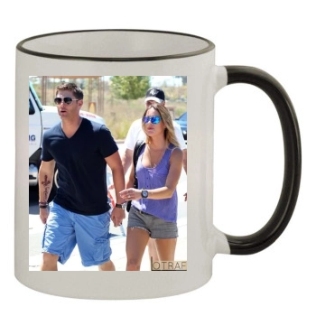 Jensen Ackles 11oz Colored Rim & Handle Mug