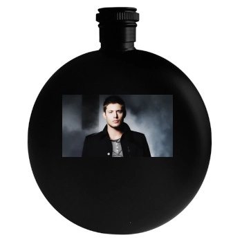 Jensen Ackles Round Flask