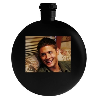 Jensen Ackles Round Flask