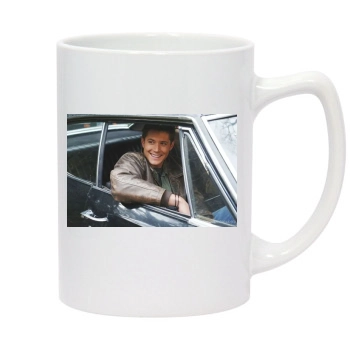 Jensen Ackles 14oz White Statesman Mug