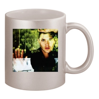 Jensen Ackles 11oz Metallic Silver Mug