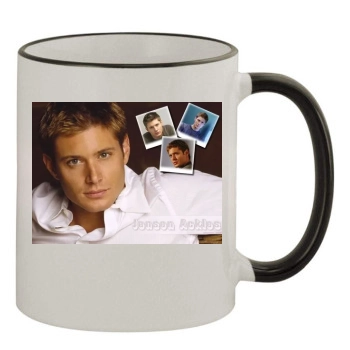 Jensen Ackles 11oz Colored Rim & Handle Mug