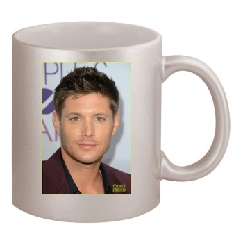 Jensen Ackles 11oz Metallic Silver Mug